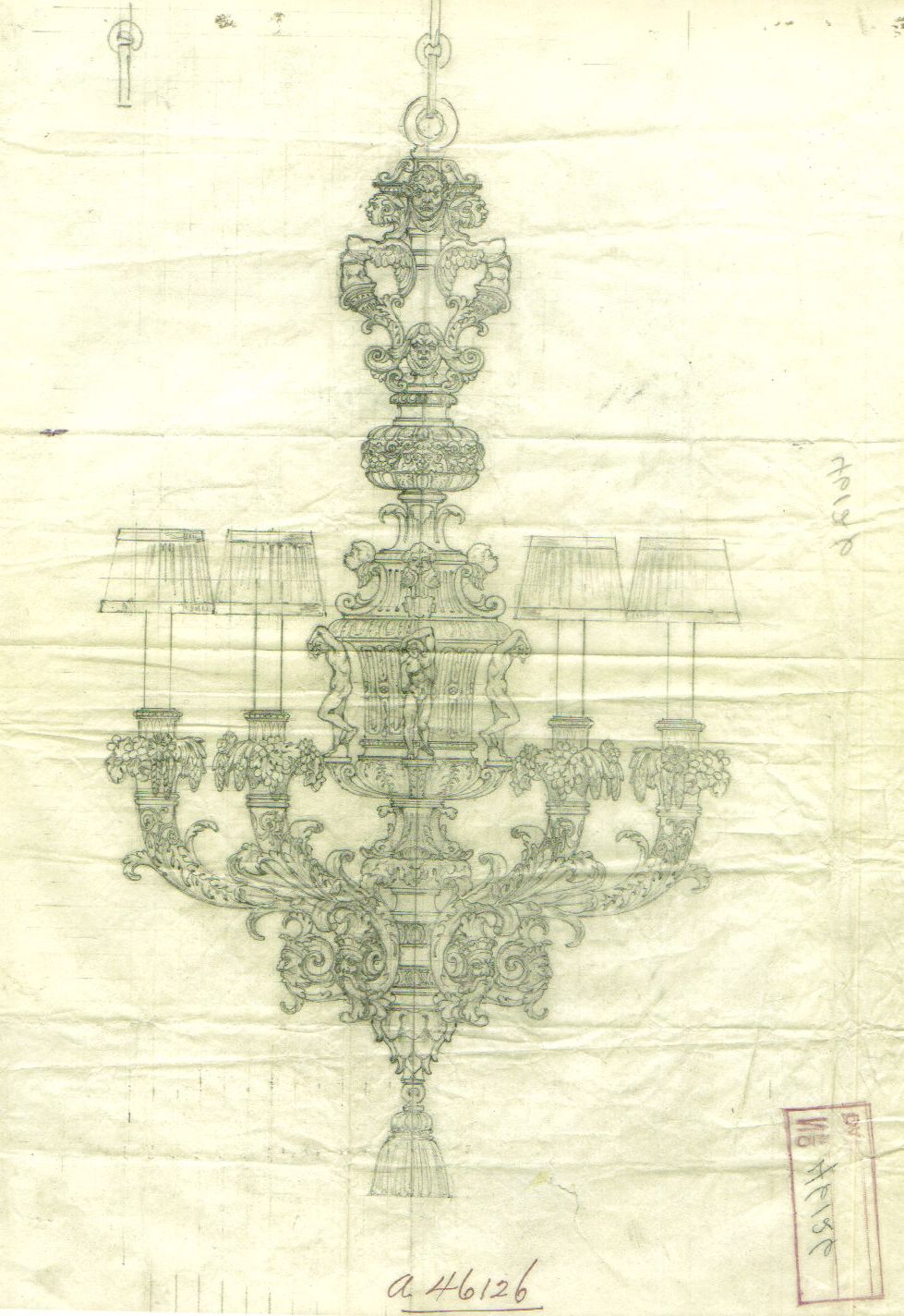 Caldwell Chandelier and Wall Appliques